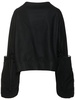 Short peacoat w/ furry sleeves