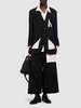 Diagonal button wool jacket
