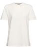 Golden cotton jersey t-shirt