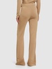 Jersey & lurex high rise pants