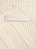 Geometric design cotton crewneck sweater