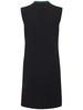 Logo print v-neck dress