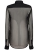 Silk chiffon western shirt