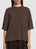 Wool & cashmere short sleeve sweater