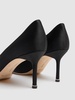 70mm Hangisi satin pumps