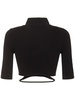 Sculpting jersey cutout top