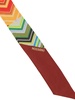 Printed silk bandeau scarf