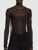 Greg l/s slim fit tulle t-shirt