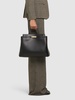 Deco daily leather tote bag