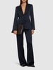 Satin single breast blazer