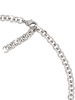 Oval faux pearl & crystal necklace