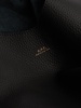 Le Neige grain leather tote bag