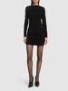 Sophie open back jersey mini dress