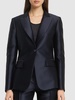 Mikado single breast blazer