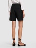 Carrie pleated wool blend shorts