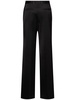 Portia viscose blend straight pants