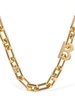 B chain thin brass necklace