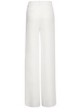 Silk cady high rise wide pants