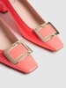 45mm Belle Vivier patent leather pumps