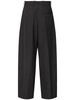 Wool blend pinstripe pants