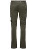 Stretch cotton regular pants