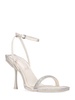 95mm Icon crystal & leather sandals