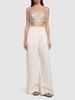 Linen crop top
