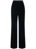Velvet straight pants