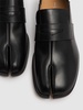 Leather Tabi loafers