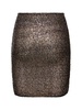 Livia draped sequined mesh mini skirt