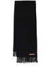 Wool logo scarf