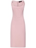 Sleeveless satin bustier mini dress