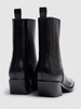40mm Chiara brushed leather boots