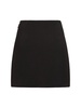 Double crepe cady mini skirt w/sequins
