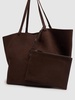 XL Park nubuck leather tote bag