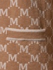Tivoli knit jacquard logo cardigan