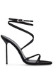 105mm Liz satin sandals