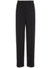 Hello pleated viscose wide pants