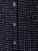 Sequined tweed sleeveless mini dress