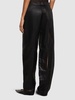 Linen blend balloon pants