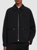 Water-repellent poly twill jacket