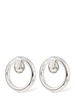 Hoop crystal earrings