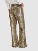 Leopard print high rise boyfriend jeans