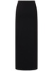 Alce stretch viscose crepe long skirt