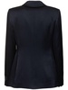 Satin single breast blazer