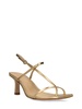 65mm Elise laminated leather sandals