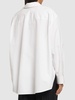 Asymmetrical poplin shirt