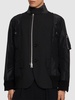 Wool blend twill jacket