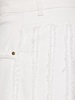 Cotton denim wide jeans