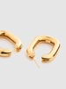 Small hoop earrings